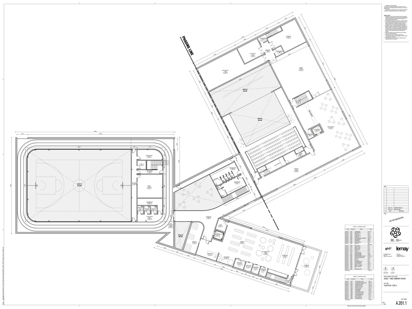 Proposed Floor Plan - Second Floor (subject to fundraising achievement).